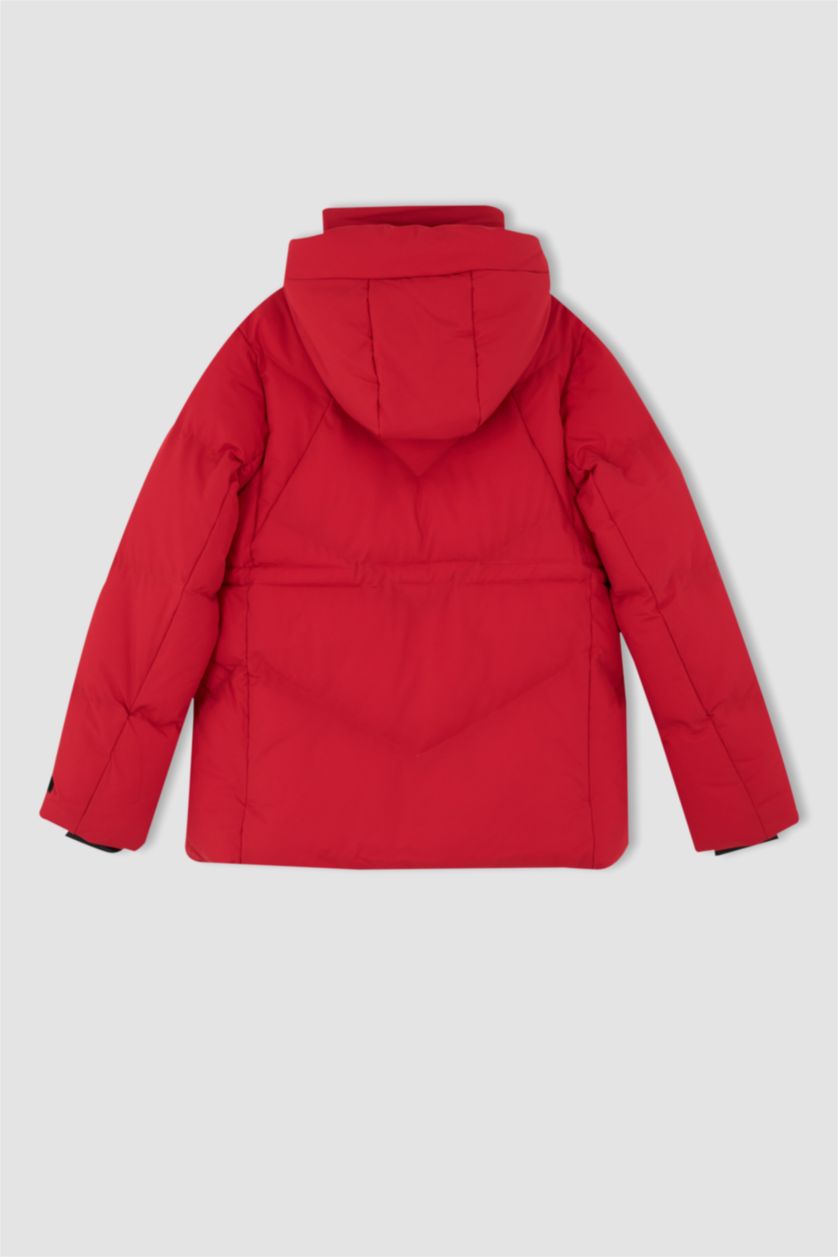 WOMAN Red Thermal Waterproof Relax Fit Basic Ski Jacket