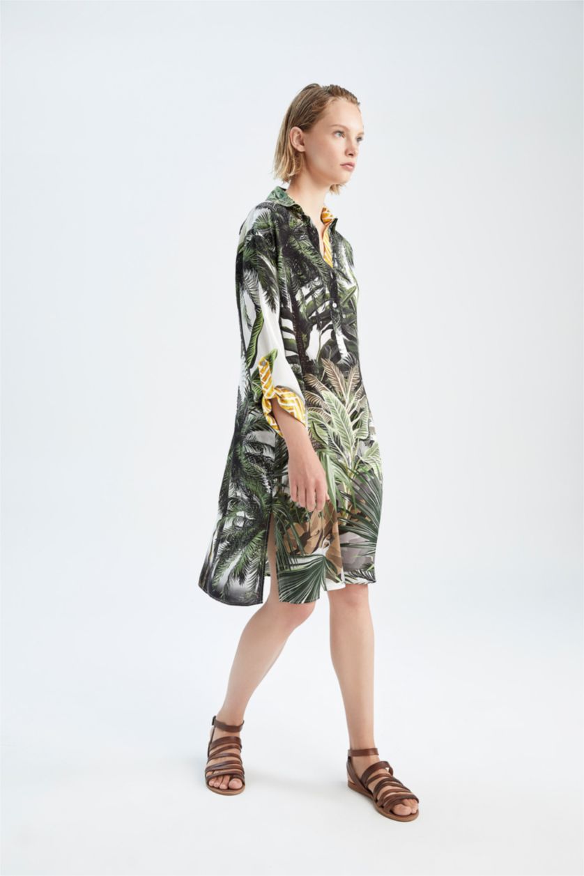 FEMME Vert Vêtements de plage Coupe Régulière Fall In Love