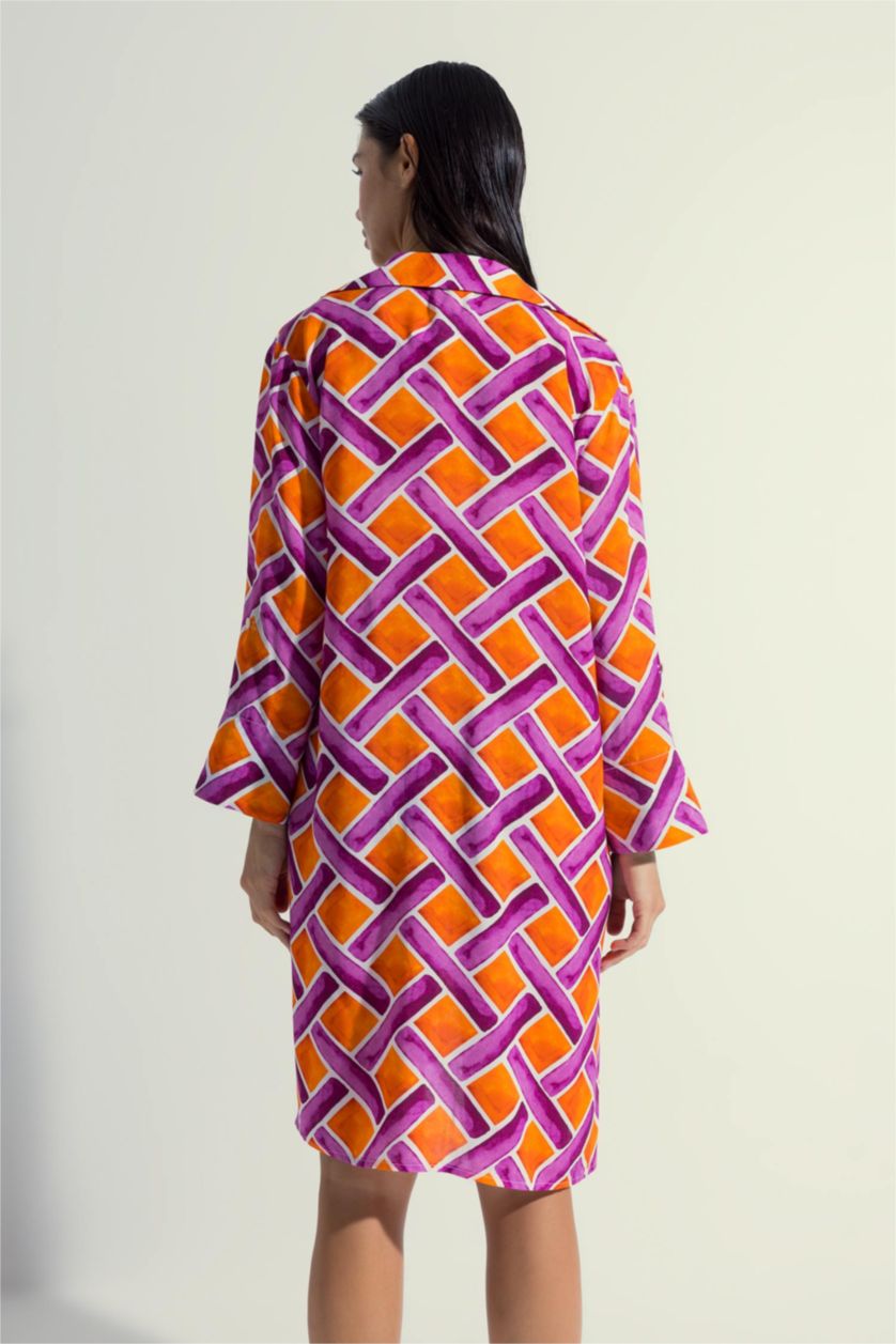 Kadın Turuncu Plaj Kıyafeti