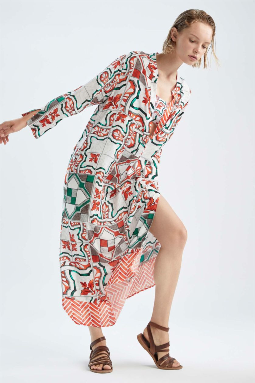 FEMME Orange Vêtements de plage Coupe Régulière