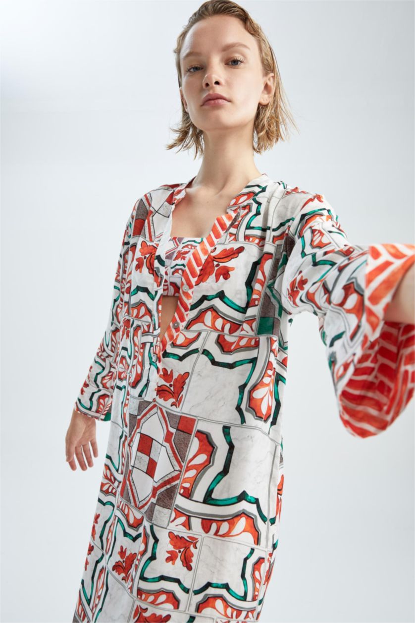 FEMME Orange Vêtements de plage Coupe Régulière