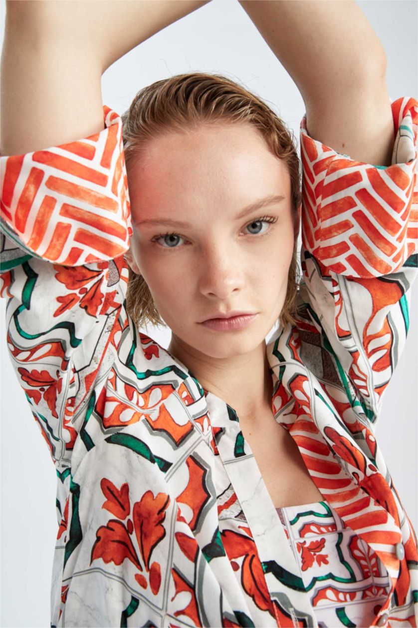 FEMME Orange Vêtements de plage Coupe Régulière