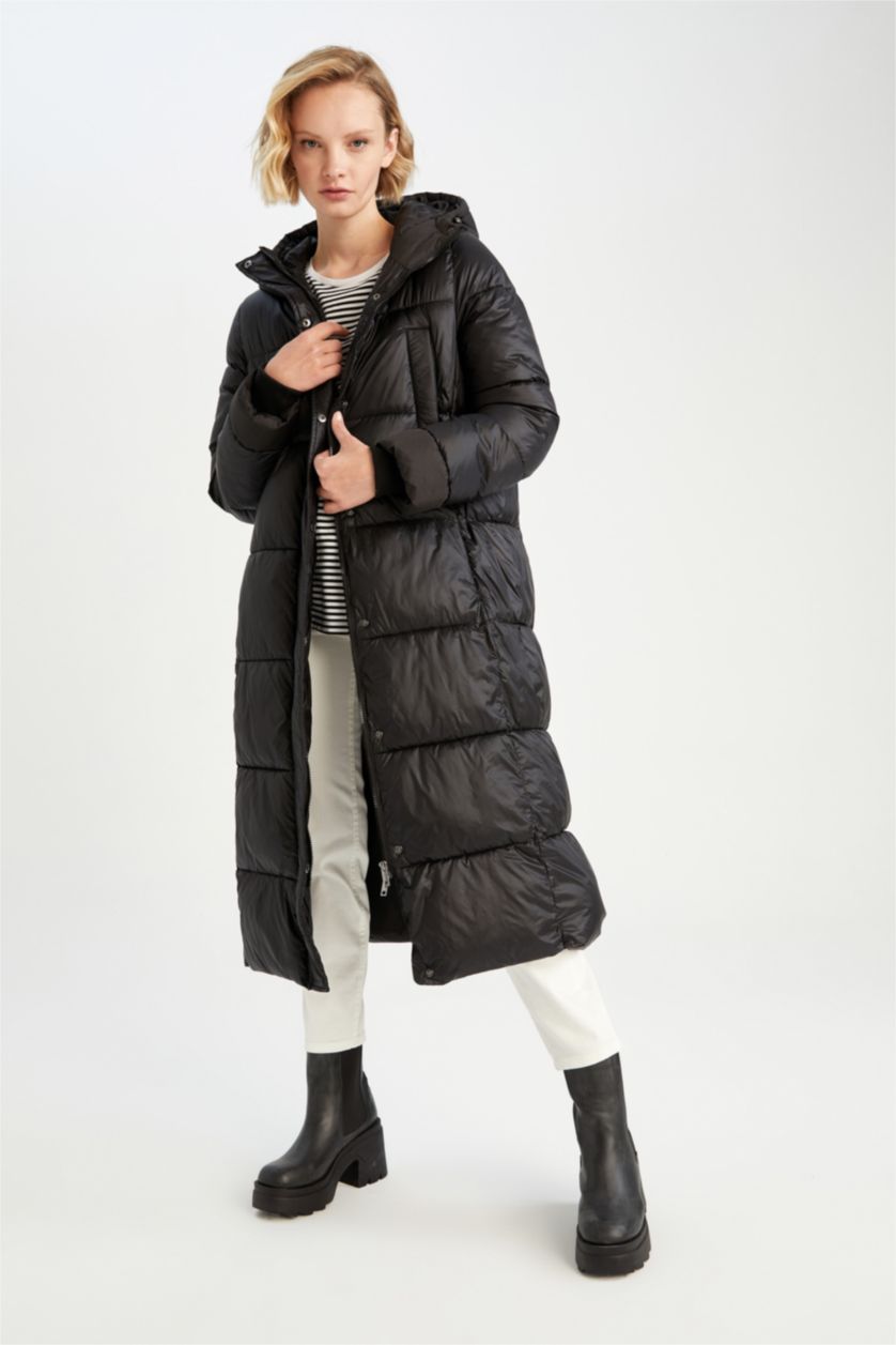 Женщины Черный Coat