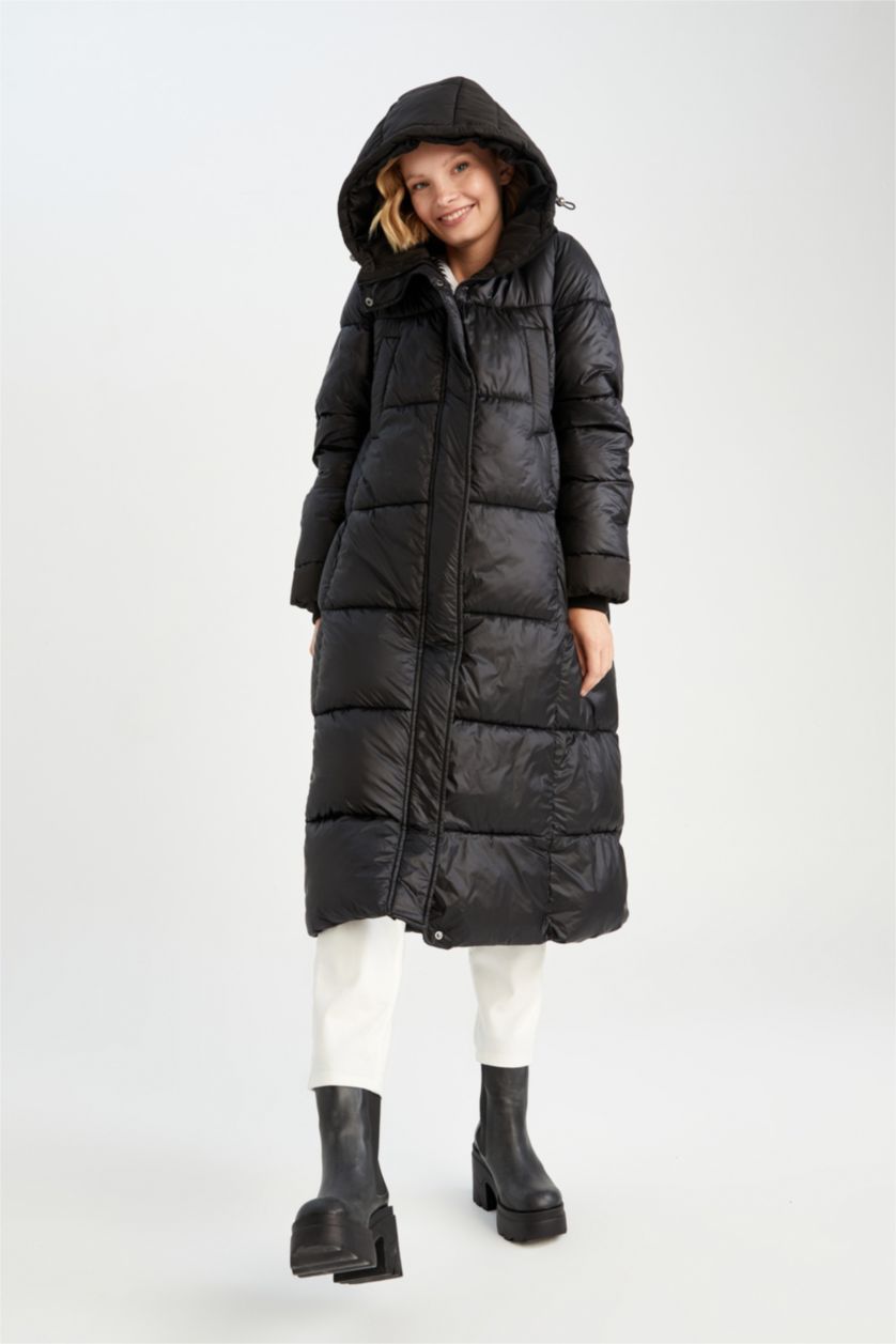 Женщины Черный Coat