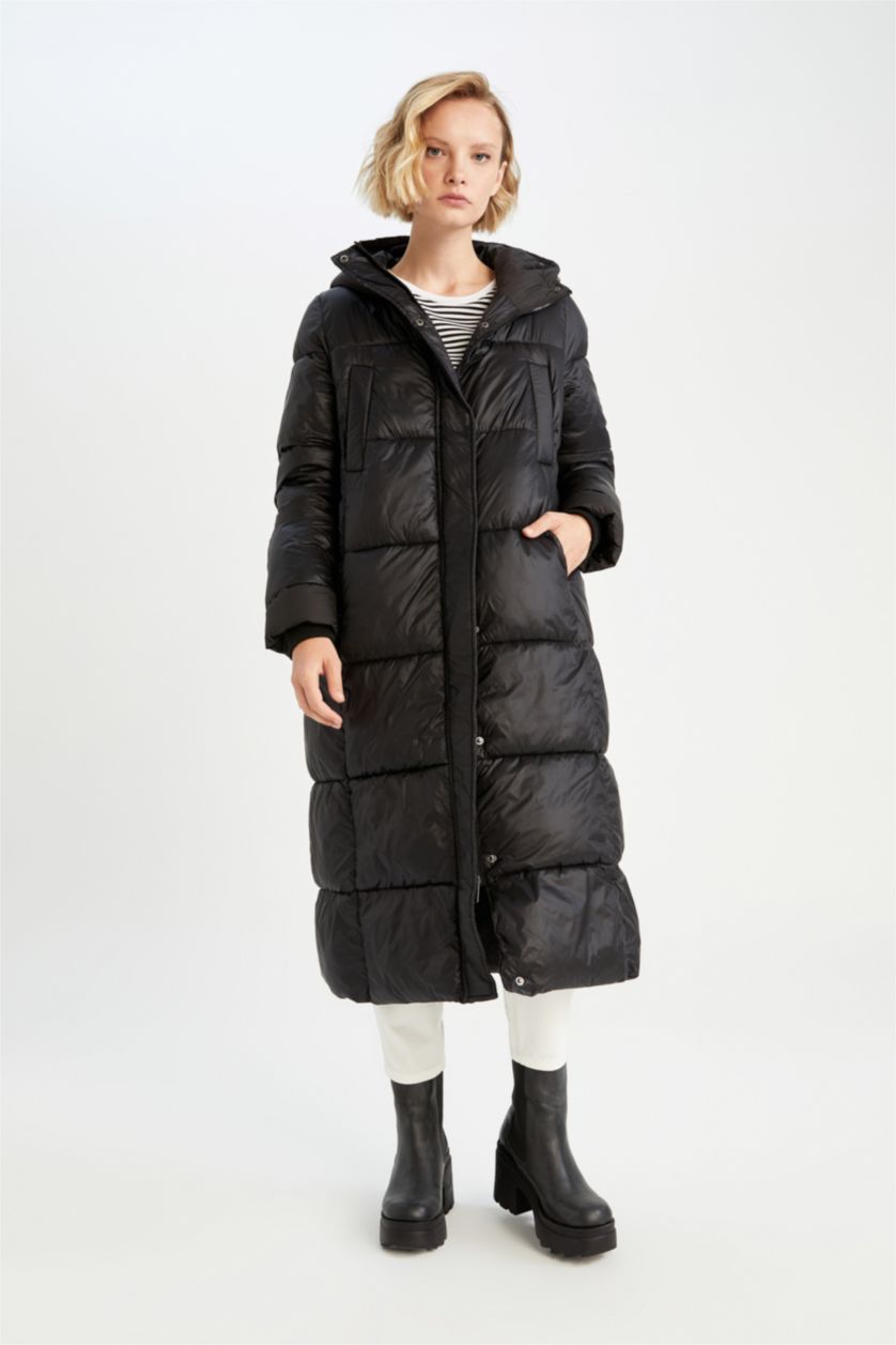 Женщины Черный Coat