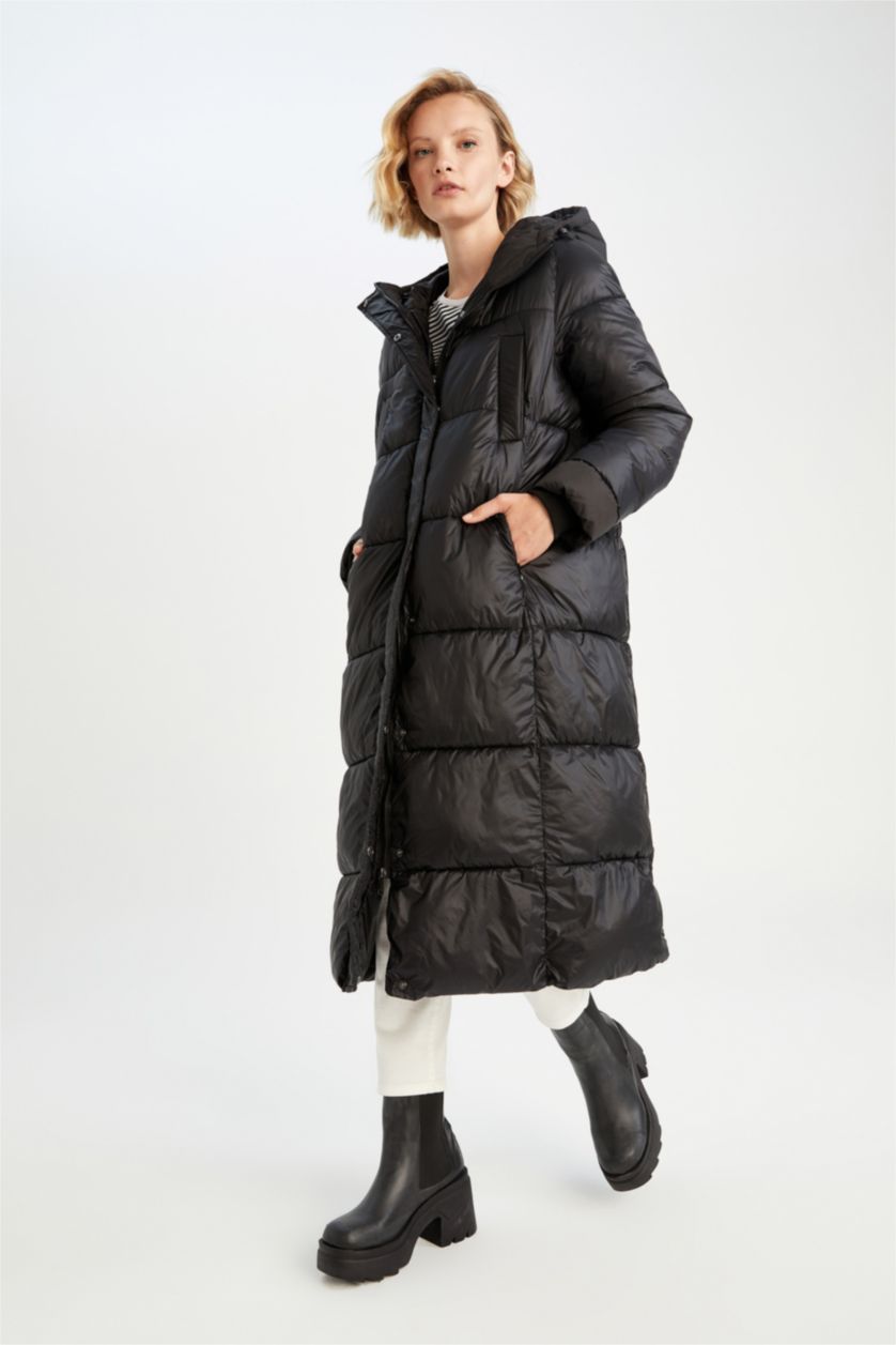 Женщины Черный Coat