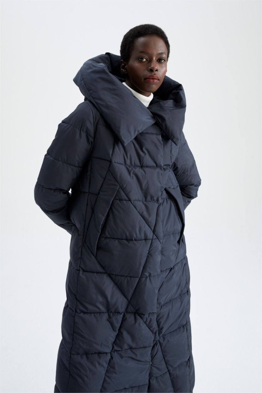 Lacivert Kadın Parka 2498280 | DeFacto