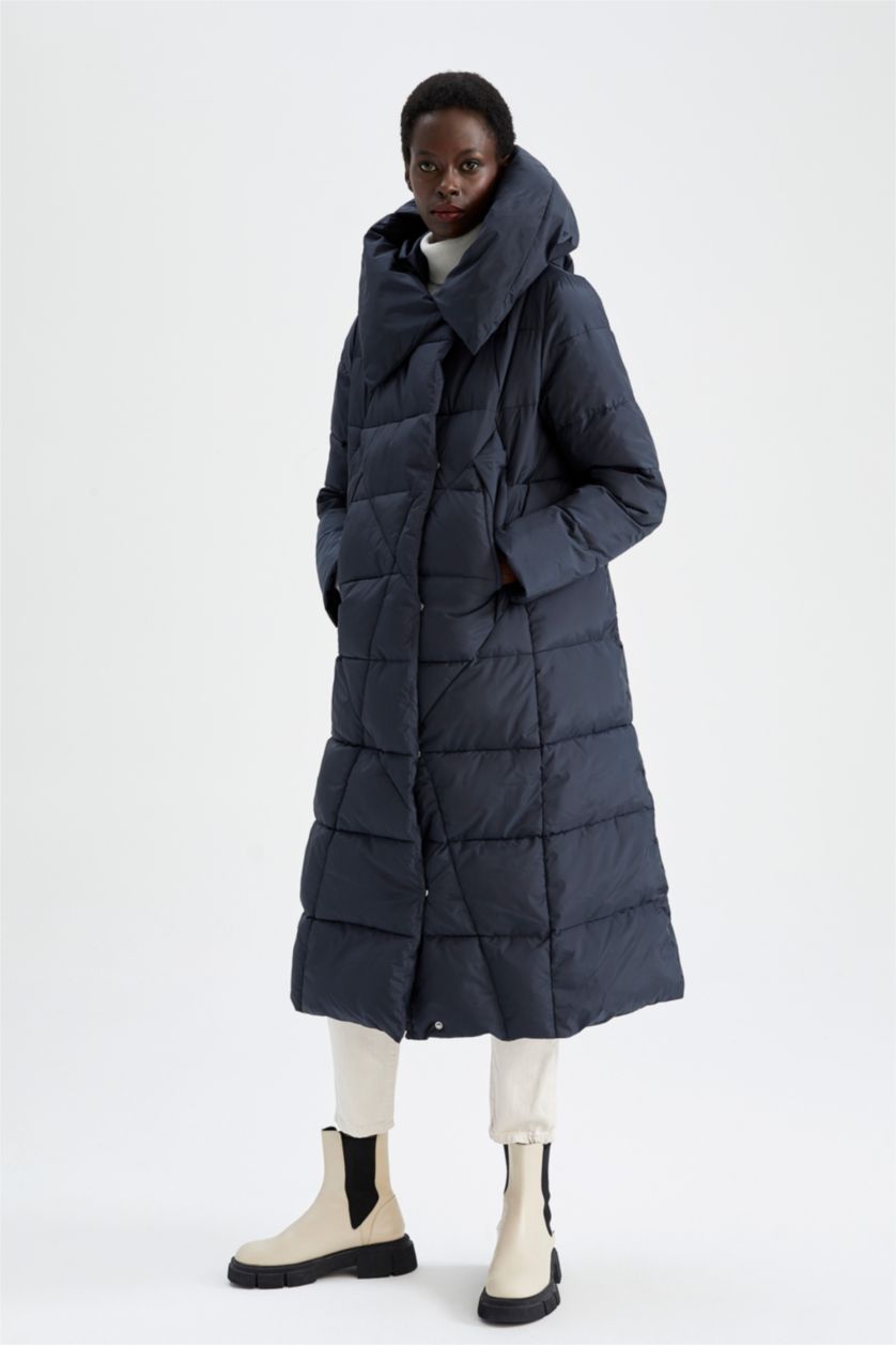 Lacivert Kadın Parka 2498280 | DeFacto