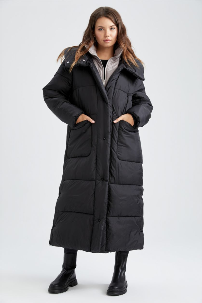 Kadın Siyah Parka