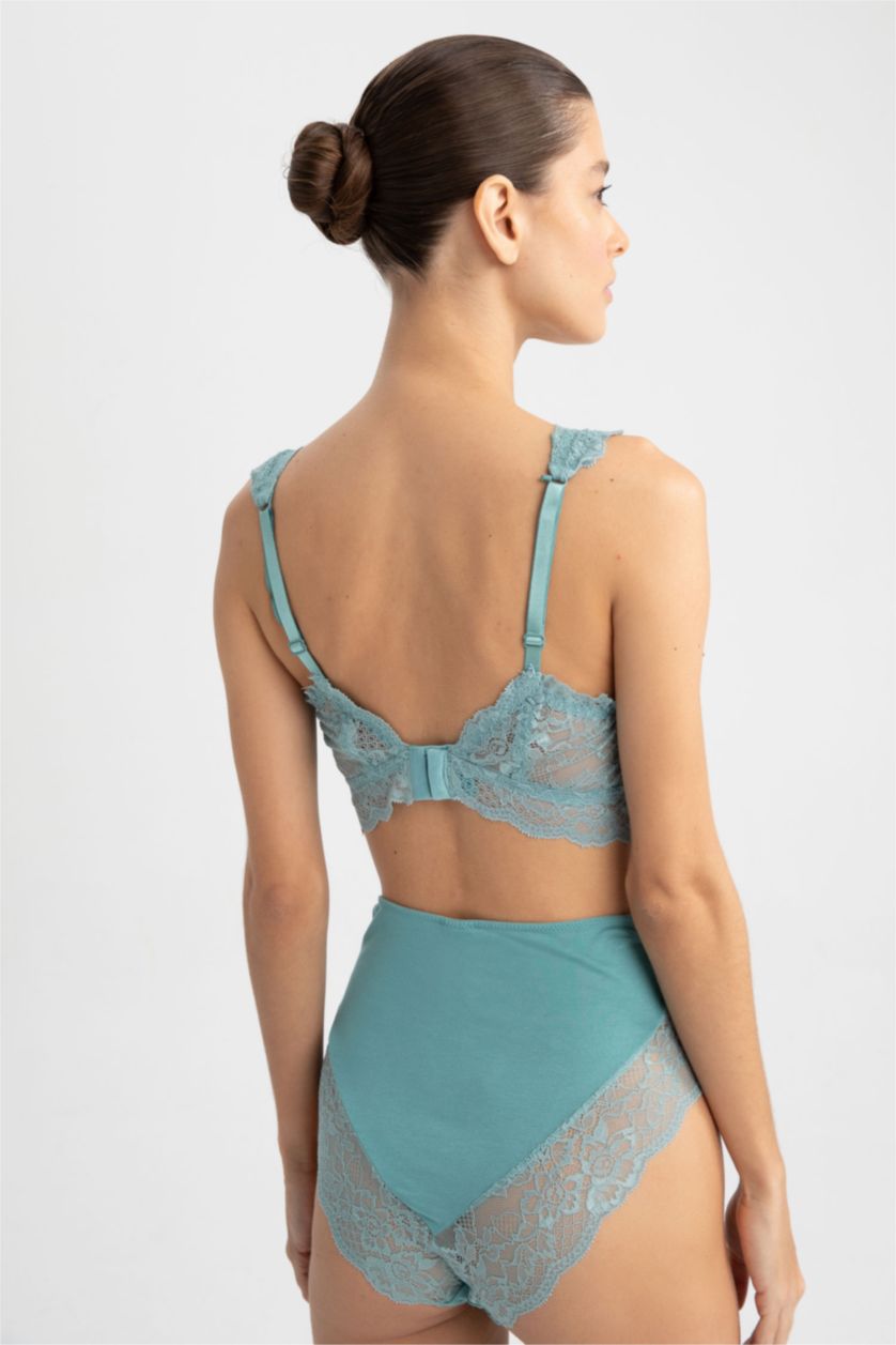 Kadın Yeşil Çıkarılabilir Pedli Pedli