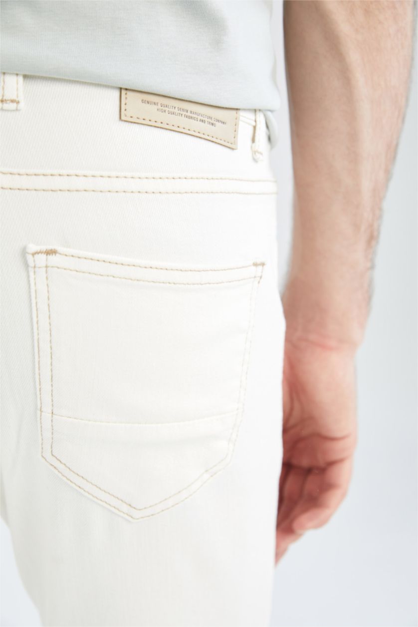 HOMME Écru Jean coupe slim durable Pedro