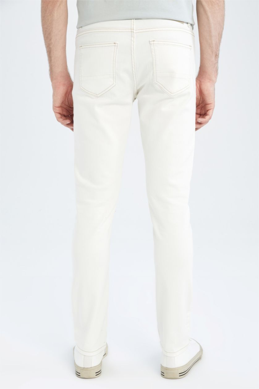HOMME Écru Jean coupe slim durable Pedro