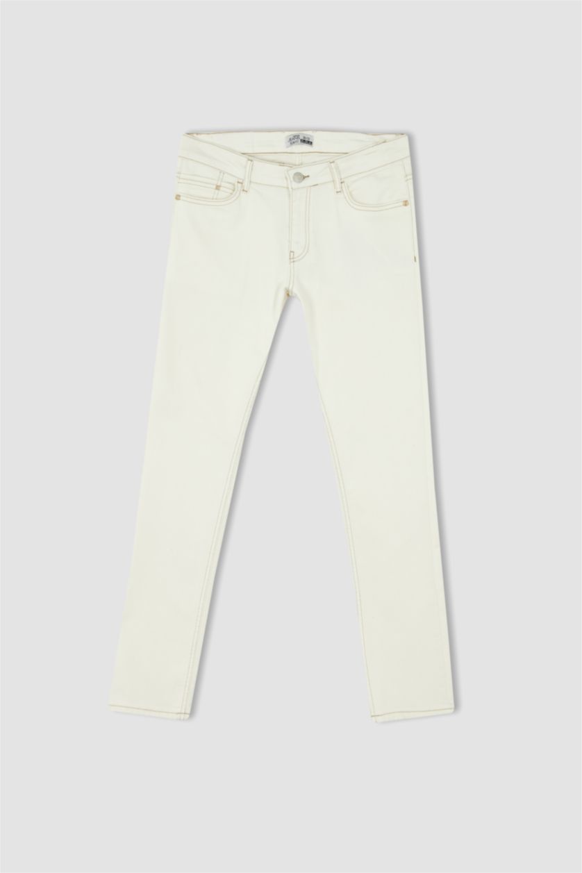 HOMME Écru Jean coupe slim durable Pedro