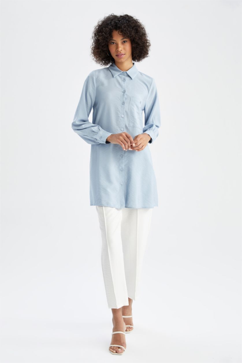 Kadın Ekru Relax Fıt Pantolon