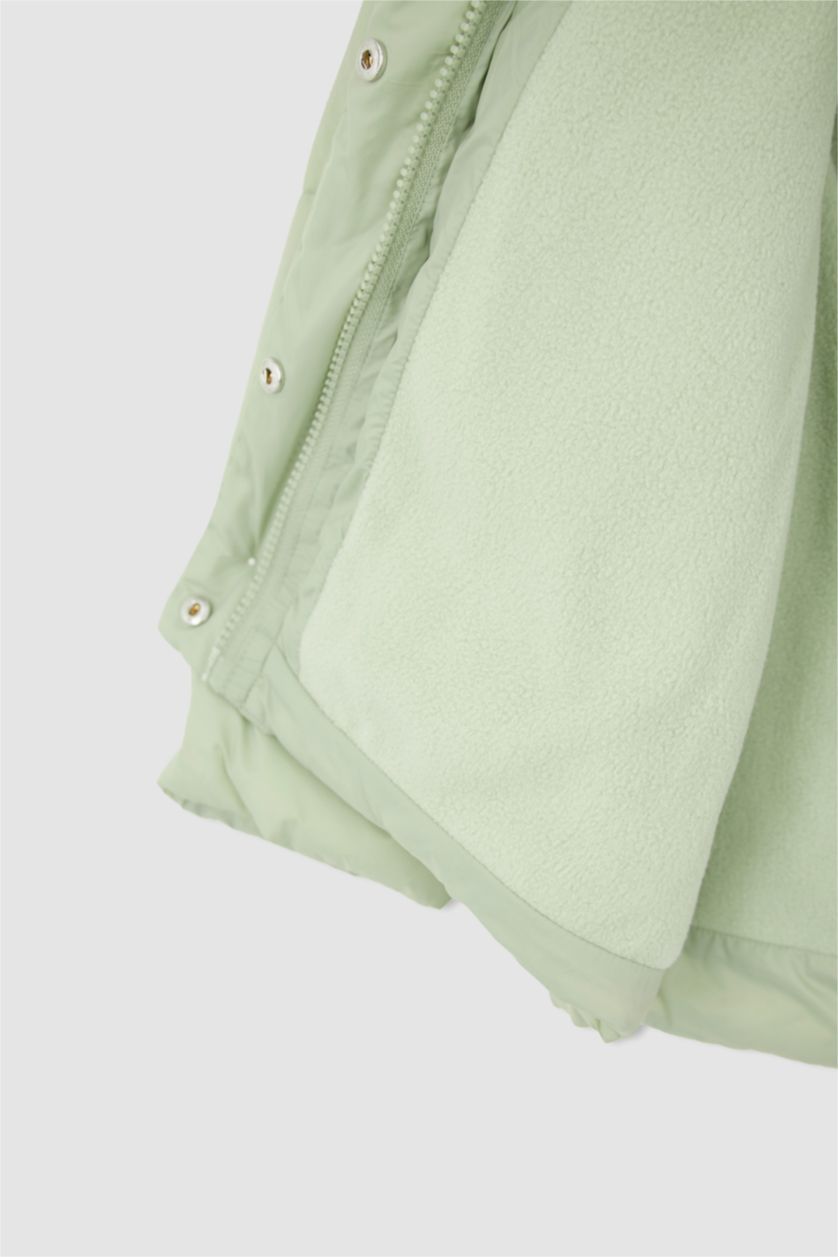 Девочки и подростки Аква Дутая куртка с капюшоном для девочек