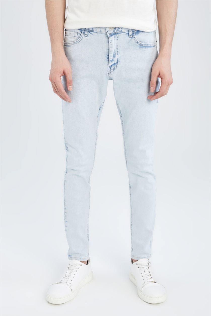 HOMME Bleu Super Skinny Trousers