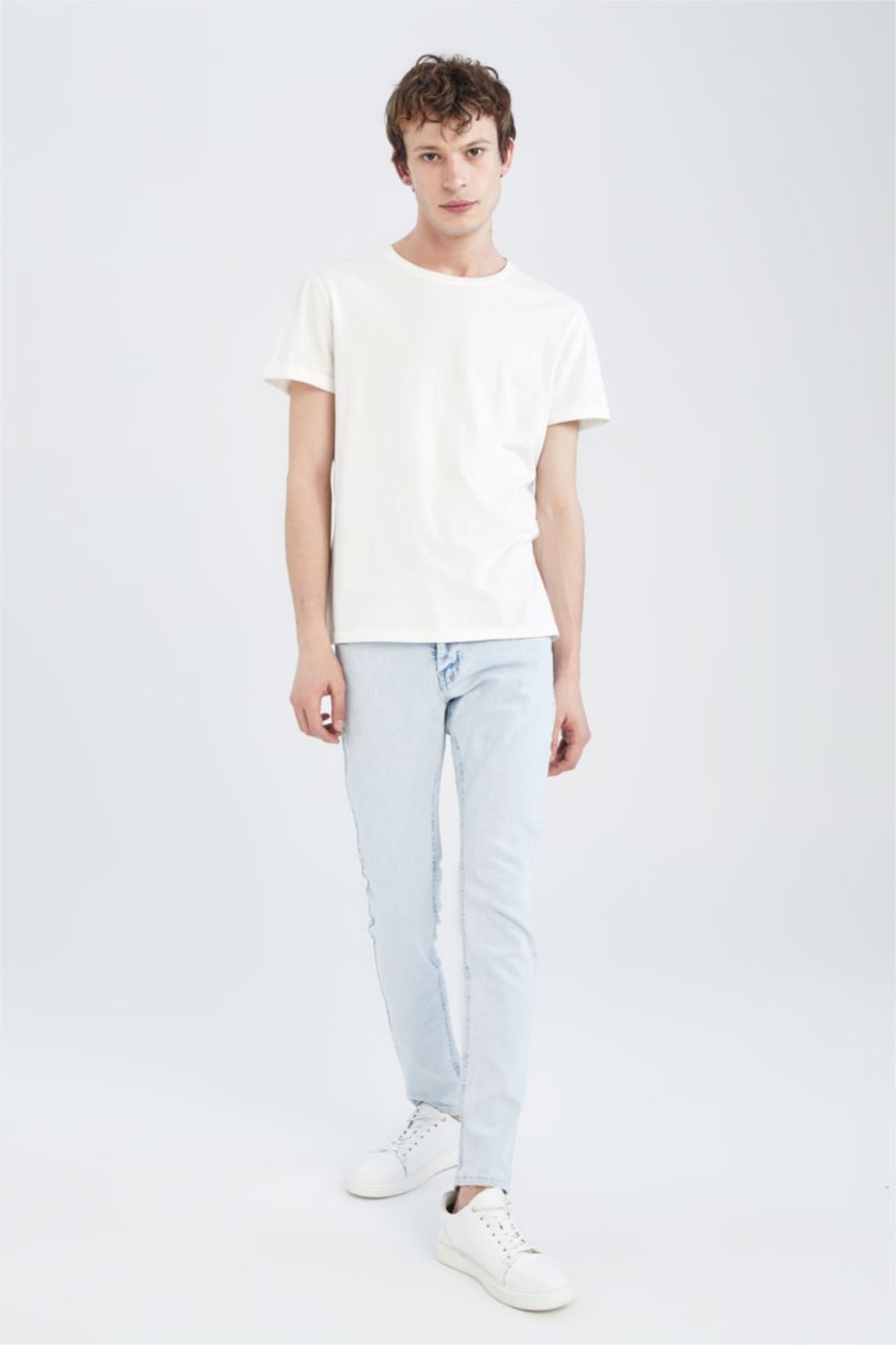 HOMME Bleu Super Skinny Trousers