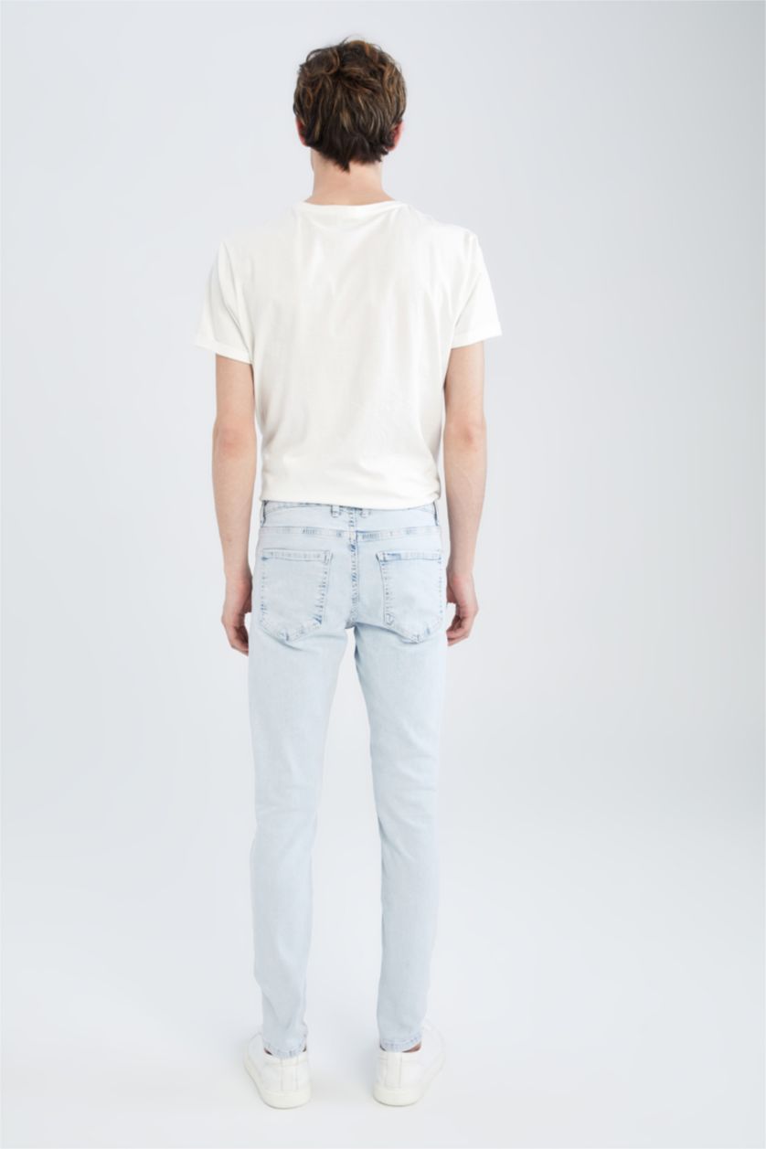 HOMME Bleu Super Skinny Trousers