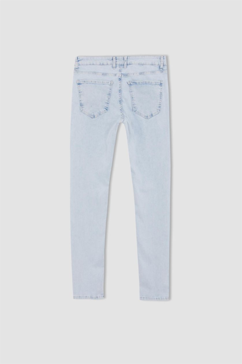 HOMME Bleu Super Skinny Trousers