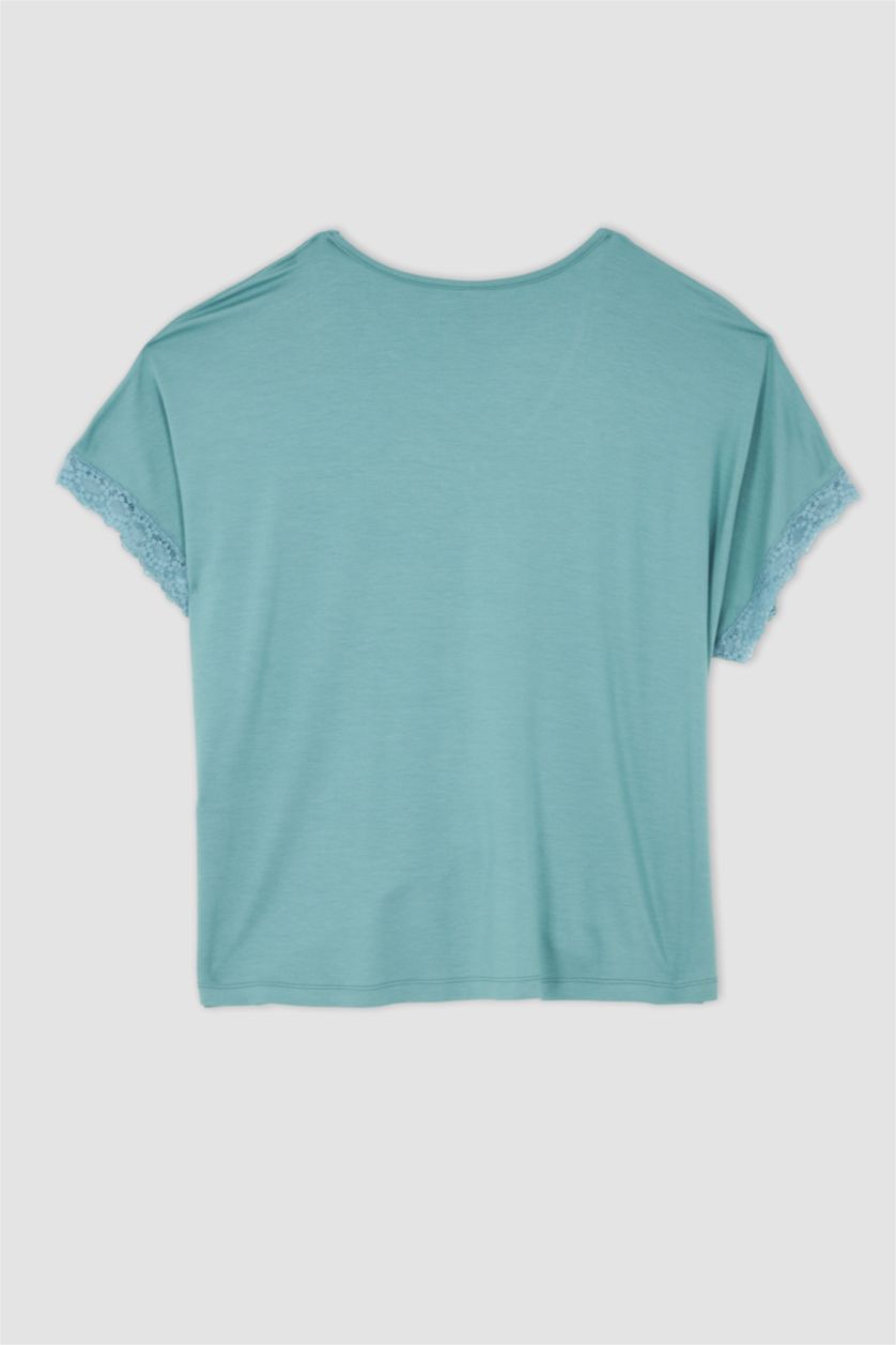 WOMAN Green 2 piece Plussize Fit Set