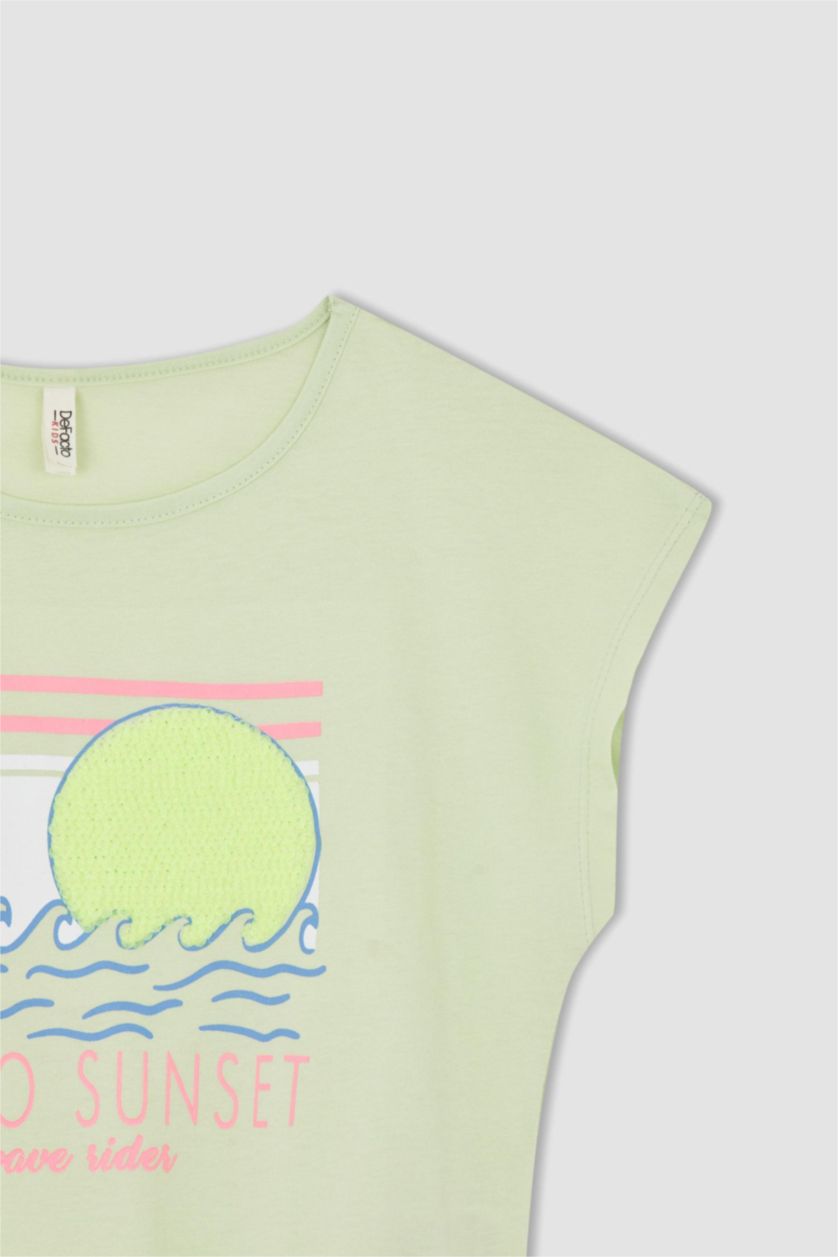 GIRLS & TEENS Mint Regular Fit Short Sleeve T-Shirt