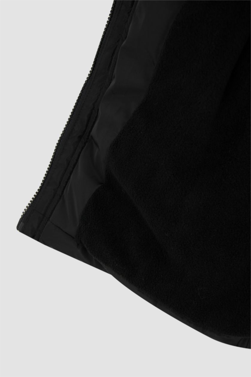 بناتي أسود جاكيت بامب بناتي بكابيشون