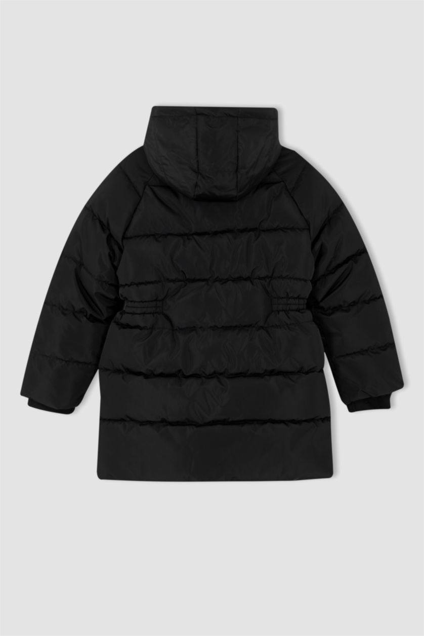 بناتي أسود جاكيت بامب بناتي بكابيشون