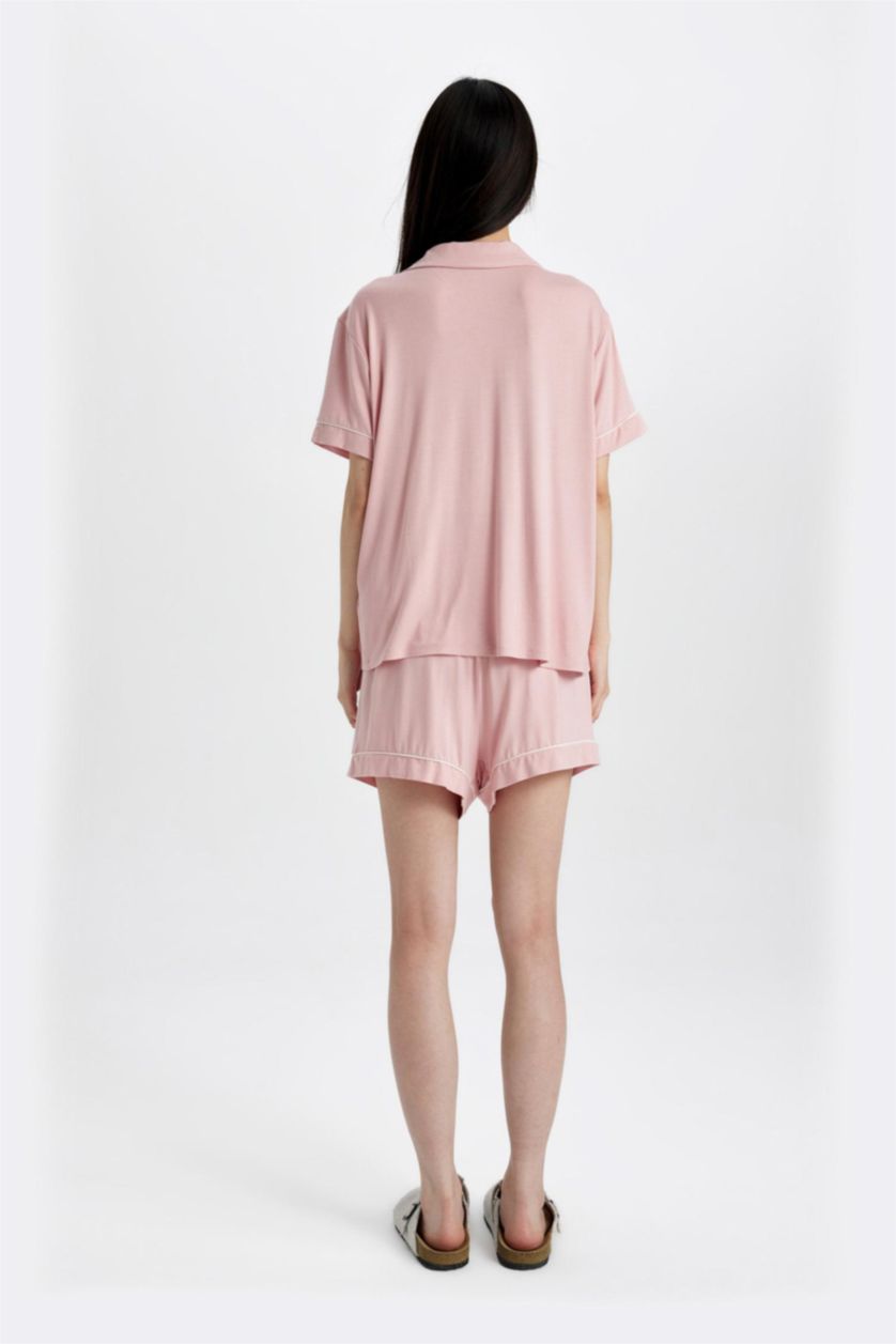 FEMME Bordeaux Ensemble En Tricot Viscone 2