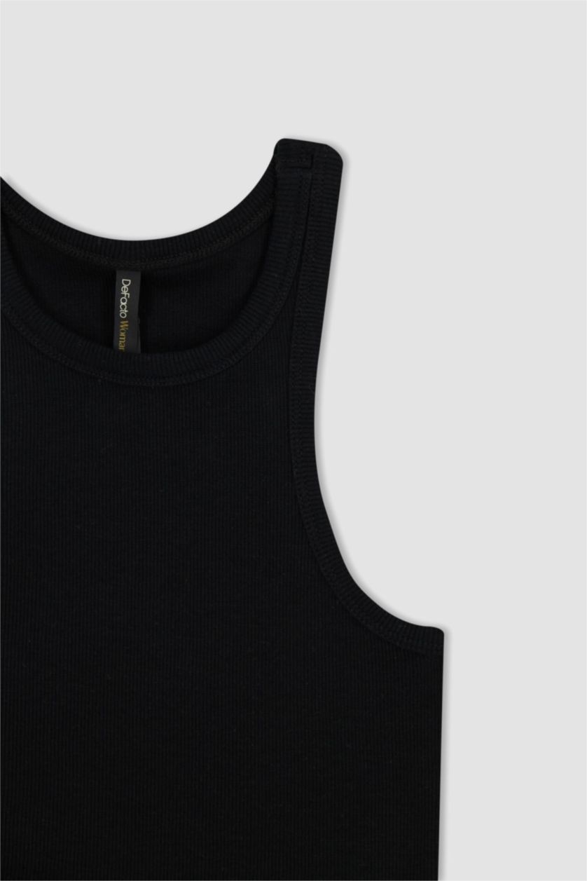 FEMME Noir Coupe slim raccourcie