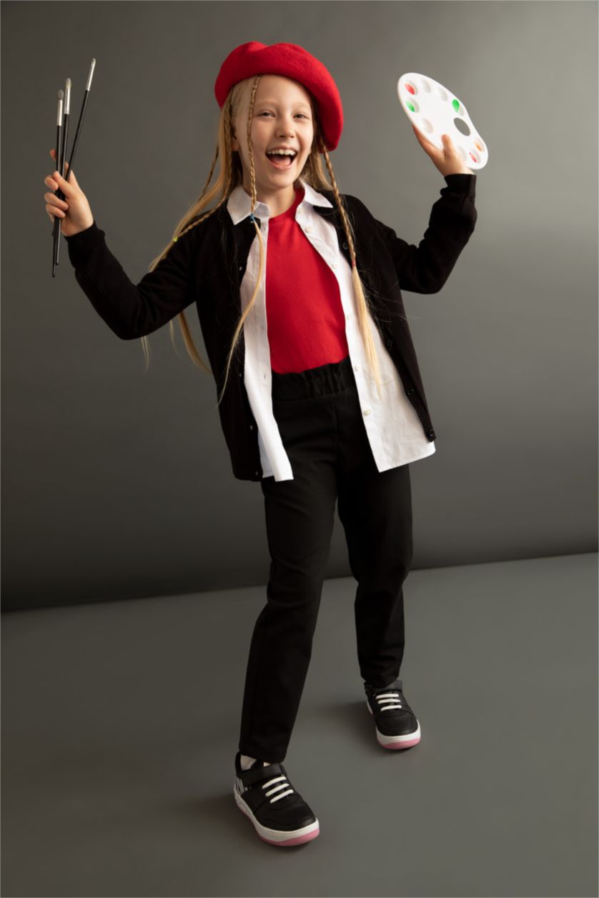 FILLES Noir Pantalon Noir pour Fille