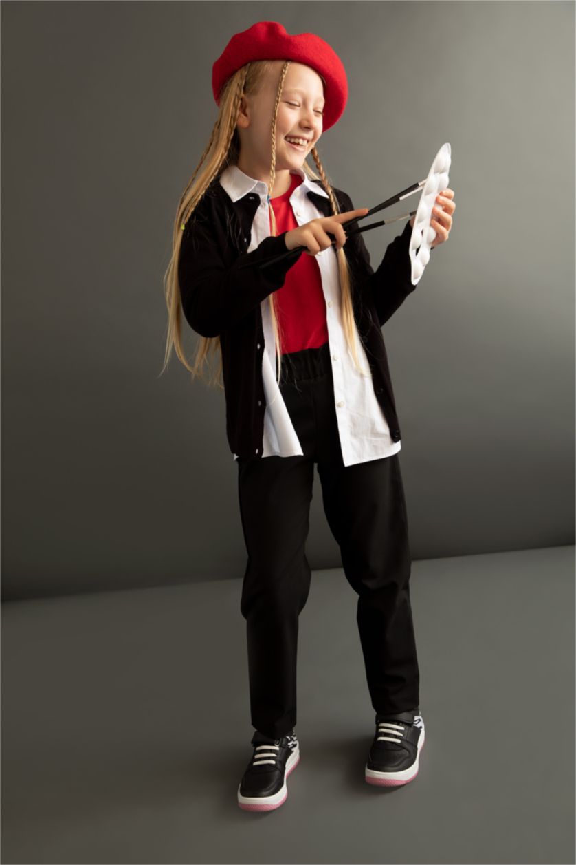 FILLES Noir Pantalon Noir pour Fille