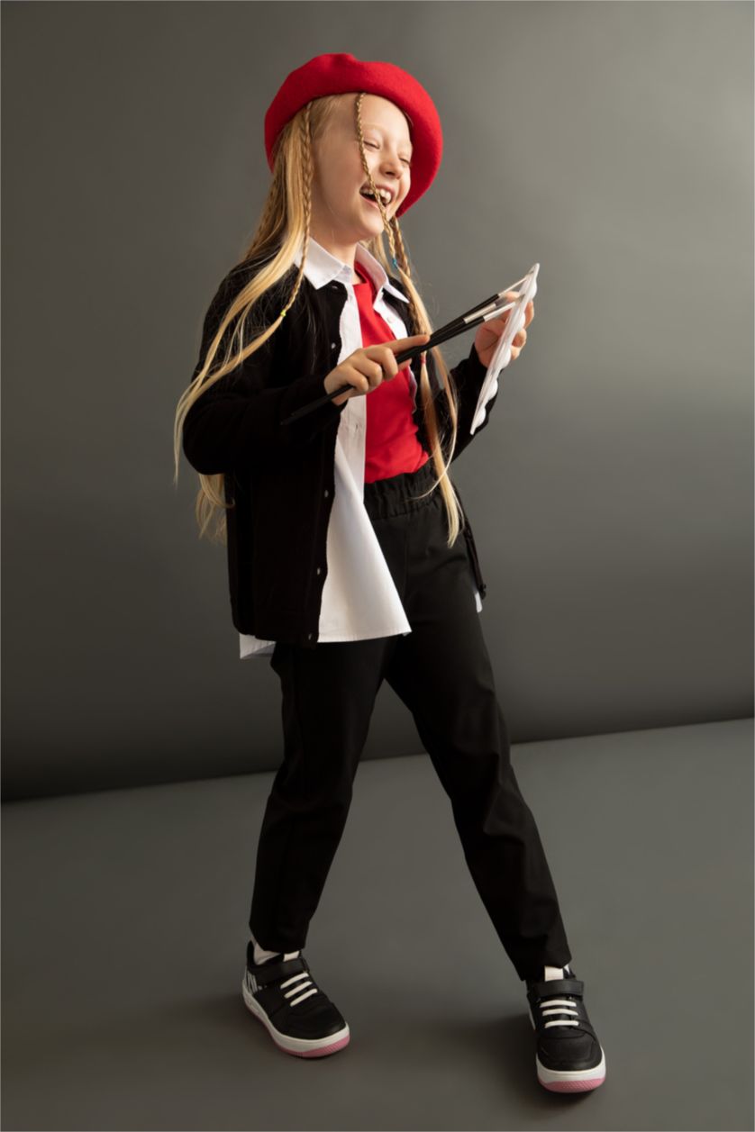 FILLES Noir Pantalon Noir pour Fille