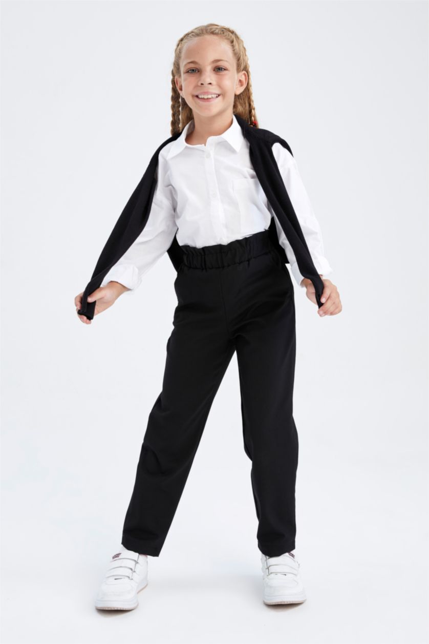 FILLES Noir Pantalon Noir pour Fille