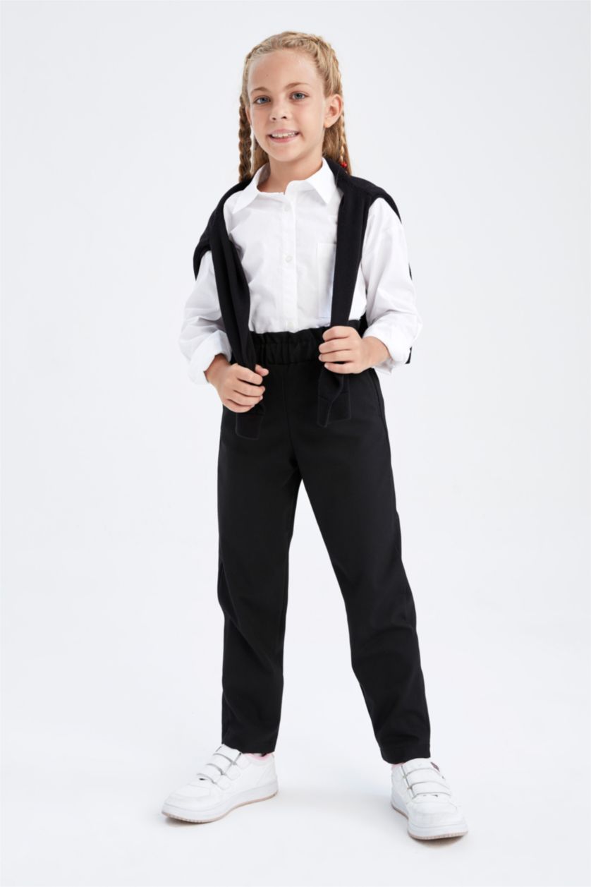 FILLES Noir Pantalon Noir pour Fille