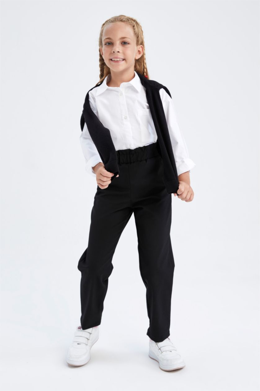 FILLES Noir Pantalon Noir pour Fille