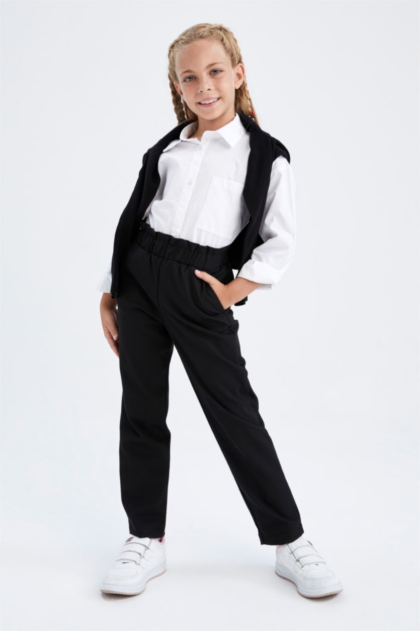 FILLES Noir Pantalon Noir pour Fille