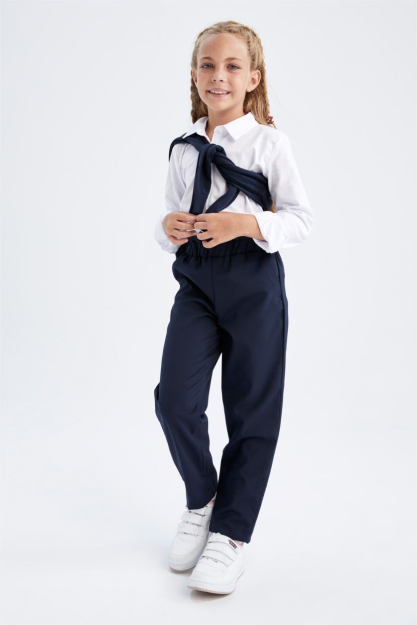 GIRLS & TEENS NAVY Girl's Black School Trousers
