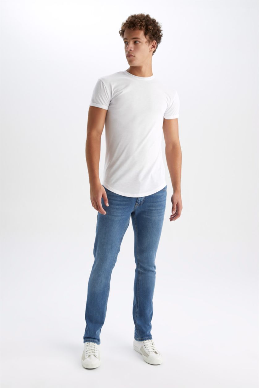 HOMME Bleu Pantalon PEDRO - Coupe slim en jean