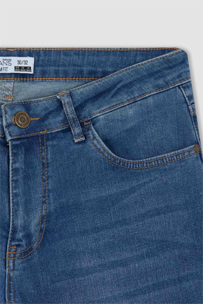 HOMME Bleu Pantalon PEDRO - Coupe slim en jean