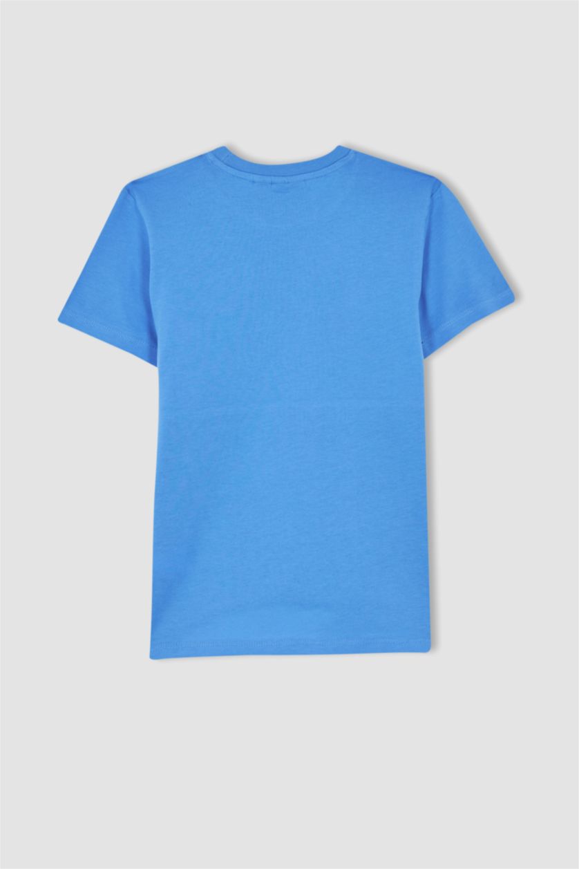 GARÇONS Bleu Clair T-shirt NBA Los Angeles Lakers à col ras de cou manches courtes pour garçon