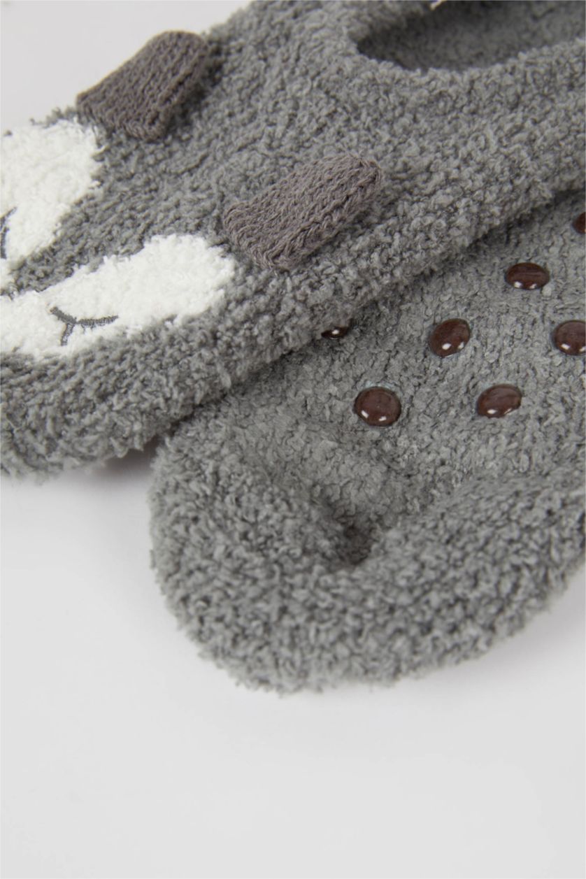 حريمي رمادي شرابات بيت حريمي قطيفة