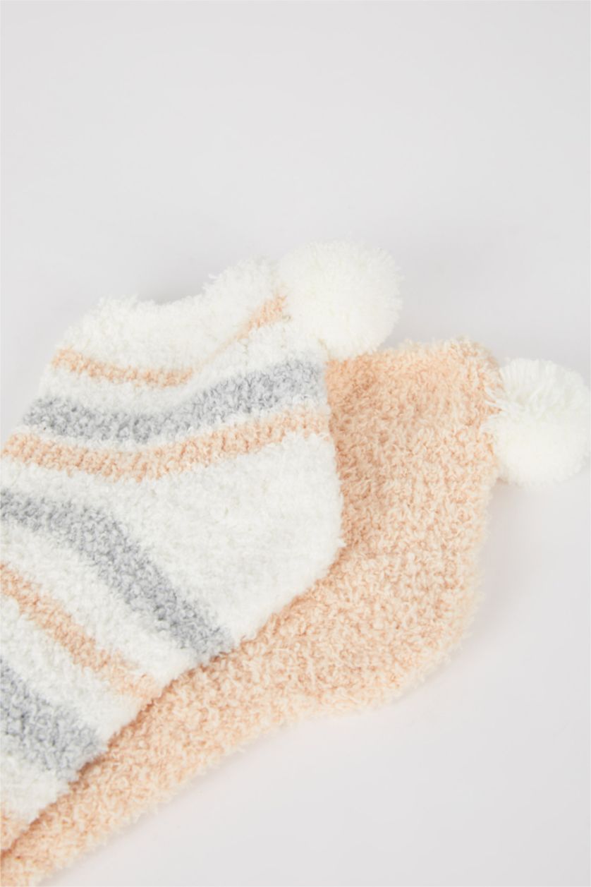 FEMME Karma Lot De 2 Paires De Chaussettes À Pompons Pour Femmes