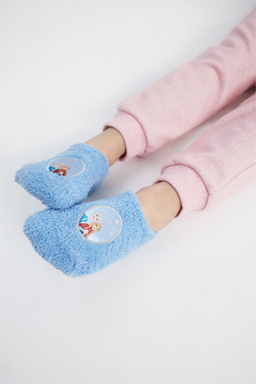 GIRLS & TEENS Pink Girl Frozen Licensed Home Socks