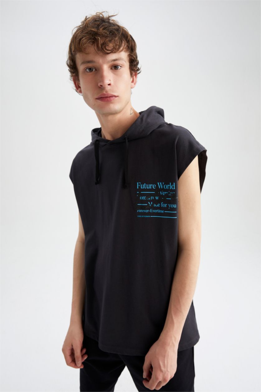 MAN Dark Anthracite تانك توب اوفر سايز