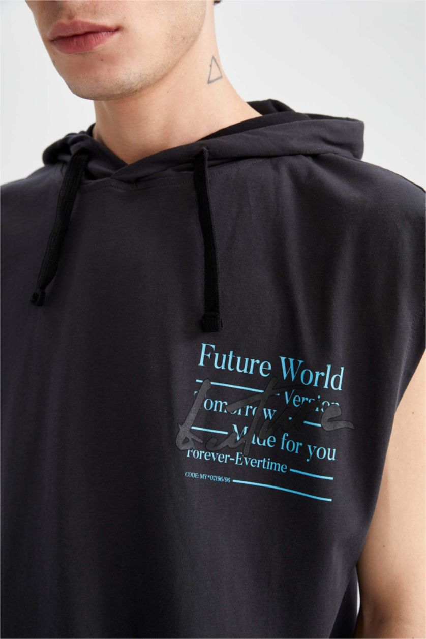 MAN Dark Anthracite تانك توب اوفر سايز