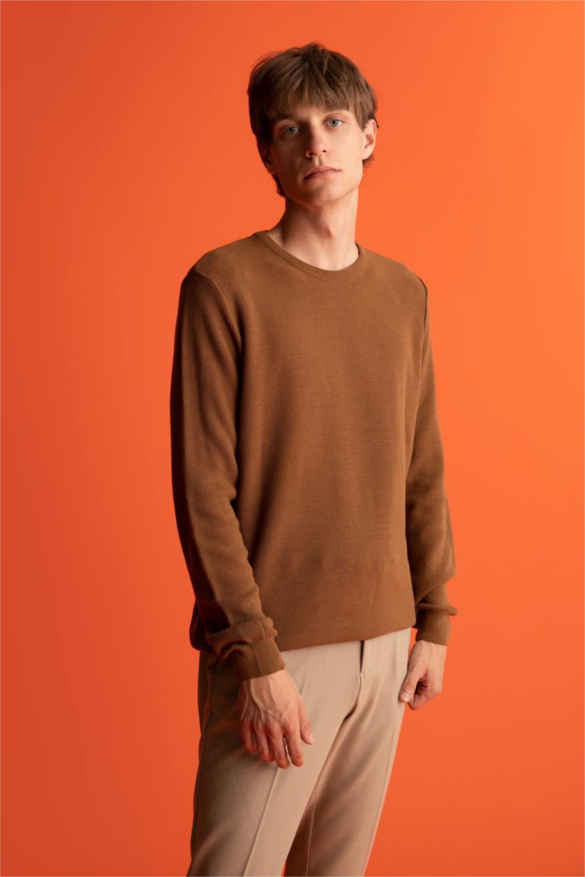 رجال كامل Slim Fit Knitwear Pullover