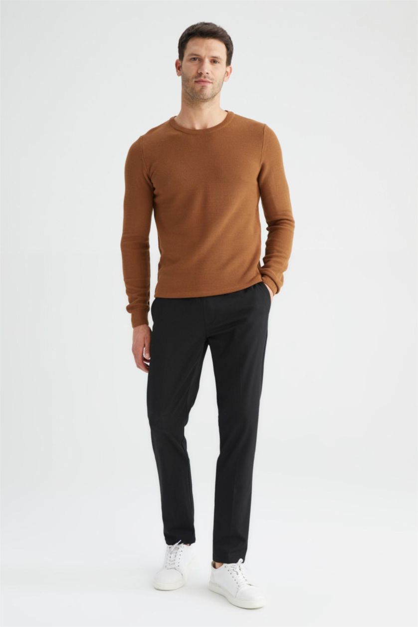 رجال كامل Slim Fit Knitwear Pullover