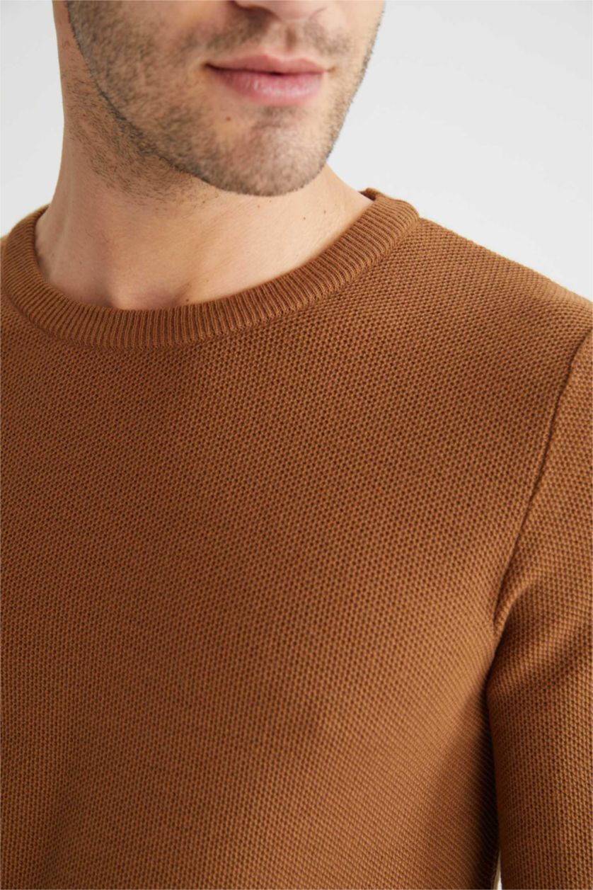 رجال كامل Slim Fit Knitwear Pullover