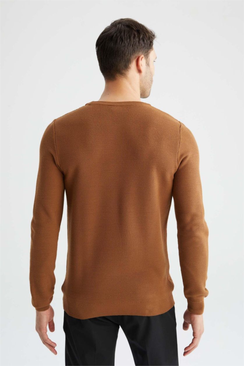 رجال كامل Slim Fit Knitwear Pullover