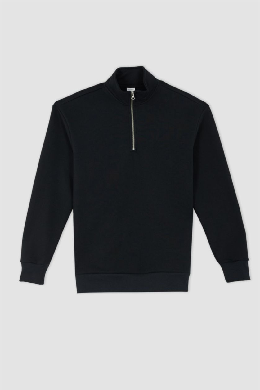 MAN Black Comfort Fit Sweatshirt